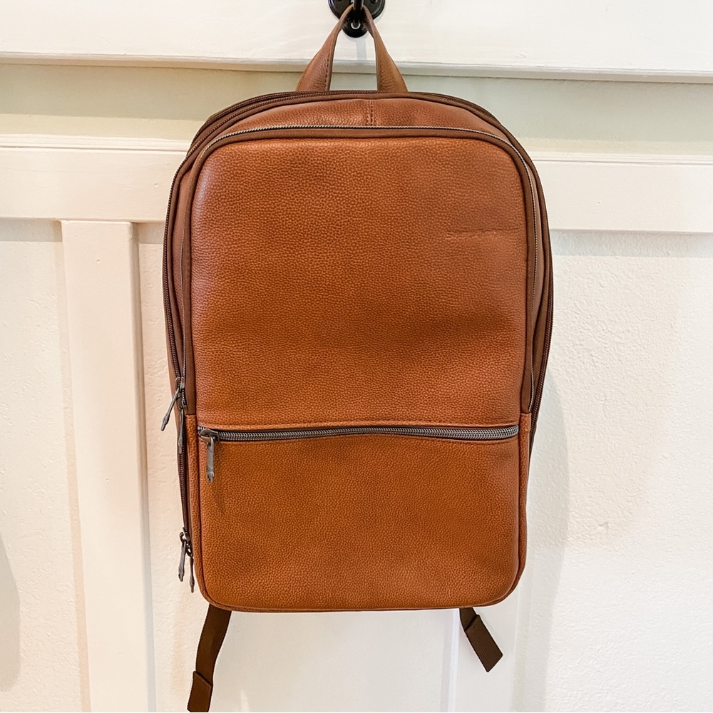 SAMSONITE BUSINESS SLIM BACKPACK BROWN/TAN